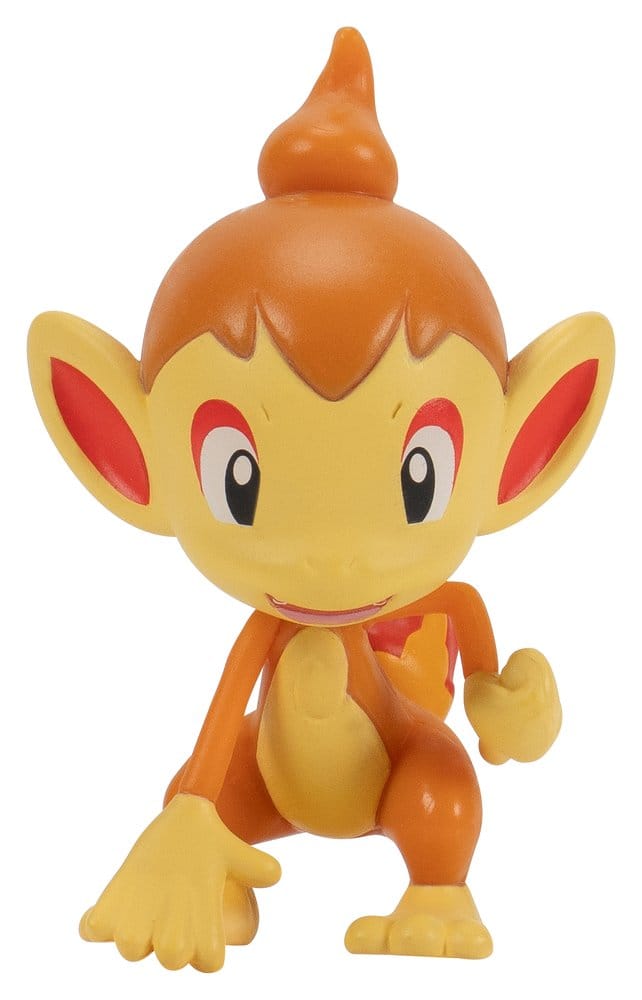Pokémon Battle Figure Set Figuras Chimchar, Ralts & Porygon (Pack de 3)