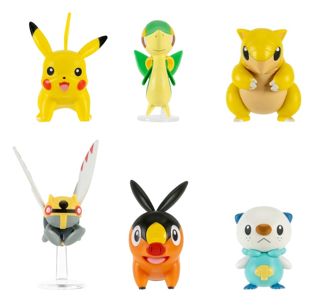 Pokémon Battle Figure Figuras 6-Pack Frikytopia