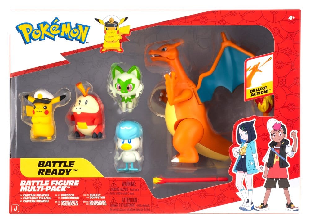 Pokémon Battle Figure Figuras 6-Pack Multi-Pack