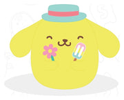 Sanrio Squishmallow Peluche Hello Kitty and Friends Seize the Moment Pompompurin Popsicle 20 cm