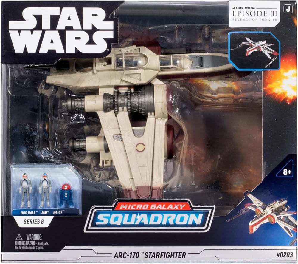 Star Wars Vehículo de Lujo ARC 170 20 cm (Series 8) Frikytopia