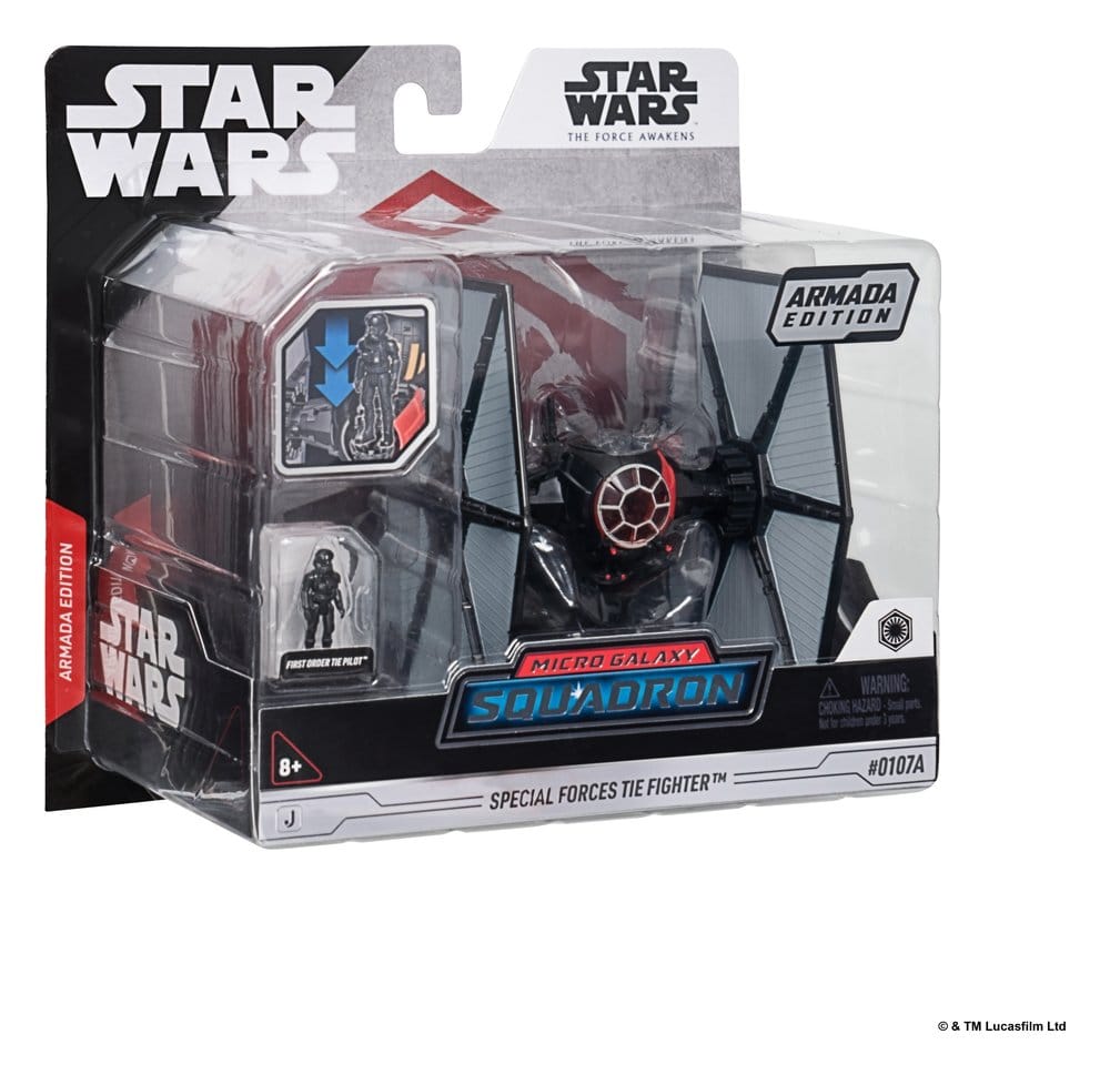 Star Wars Vehículo Mediano & Figura set Caza TIE de las Fuerzas Especiales & Piloto de Caza TIE de la Primera Orden (Edición Armada)
