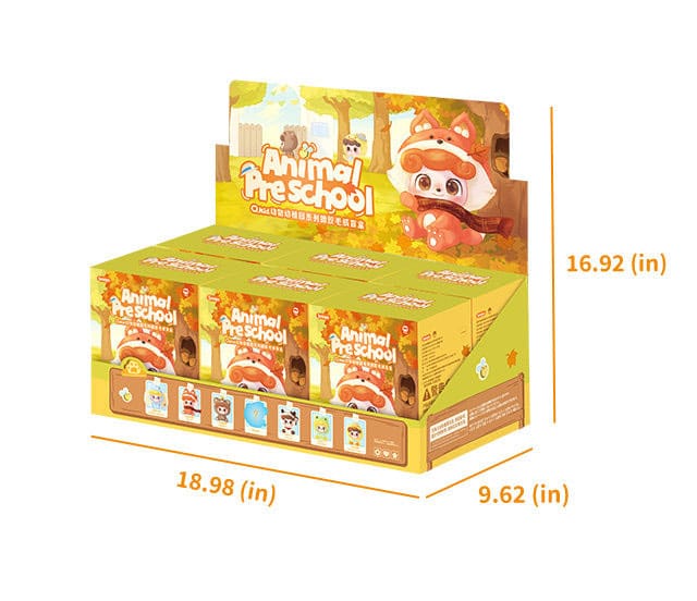 QKid: Animal Preschool Series Blind Box Figura 18 cm Display (6) Frikytopia