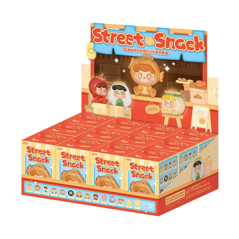 QKid: Street Snack Series Blind Box Figura 5 cm Display (12) Frikytopia