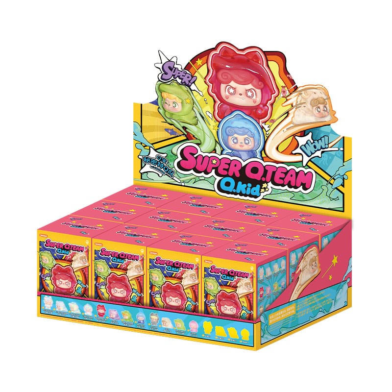 QKid: Super Q. Team Mini Series Blind Box Figura 5 cm Display (12) Frikytopia