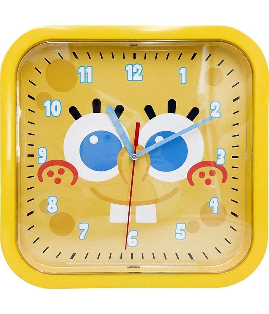 Spongebob Reloj de Pared cuadrado Spongebob