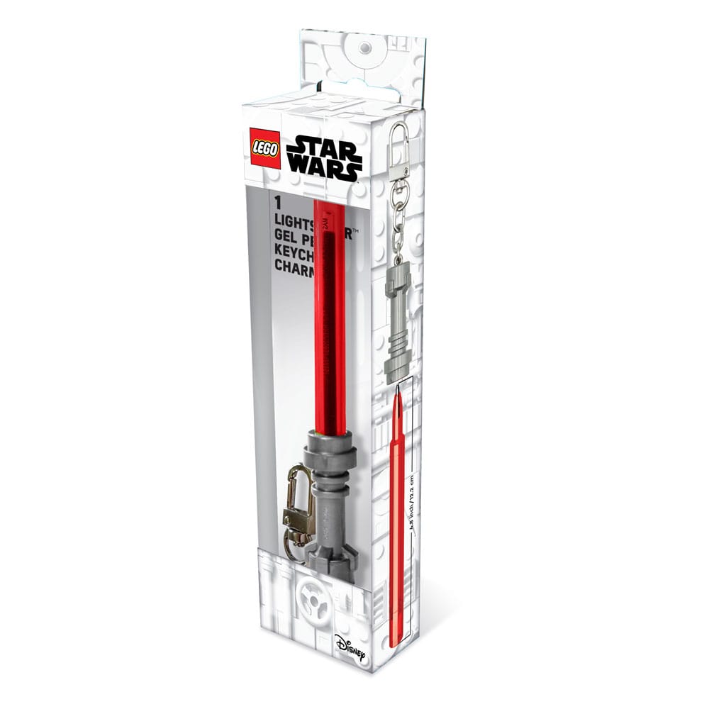 LEGO Star Wars Bolígrafo de gel con Llavero Rojo Frikytopia