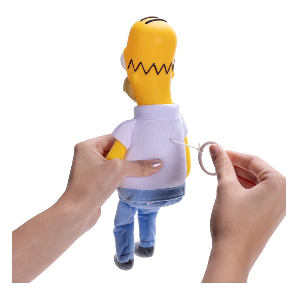 Peluche parlante Homer Shelf Los Simpsons ingles 33cm
