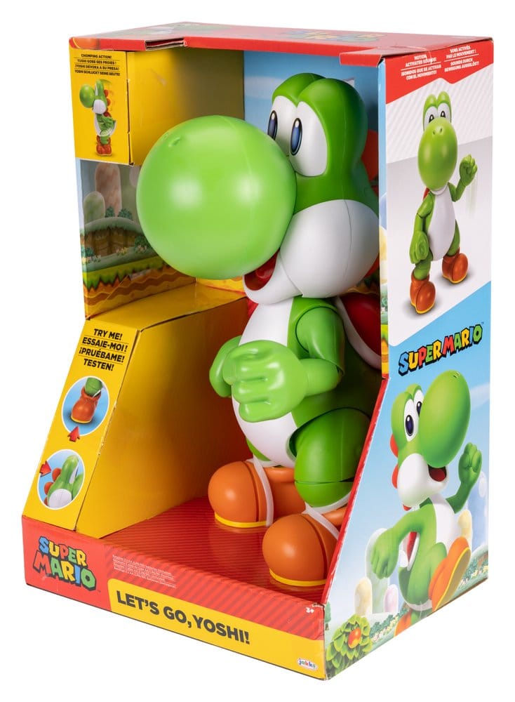 Figura interactiva Yoshi Lets Go Super Mario Bros 36cm