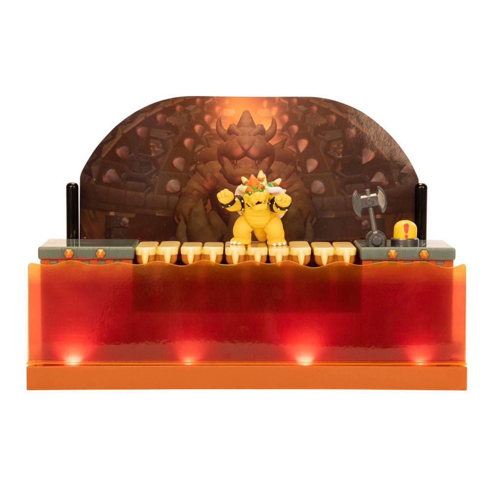 Playset Batalla contra Bowser Deluxe Super Mario Bros