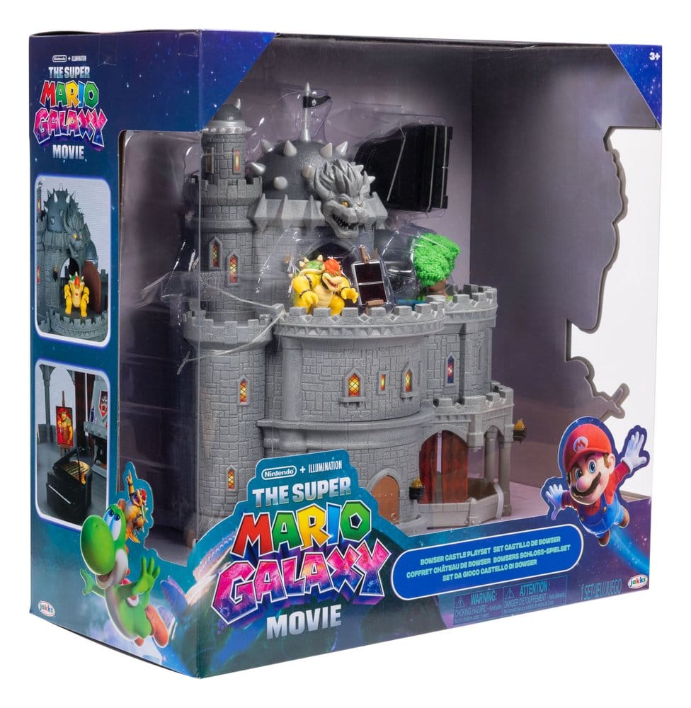 Super Mario Galaxy: la película Playset Deluxe con 1 Minifigura Castillo de Bowser