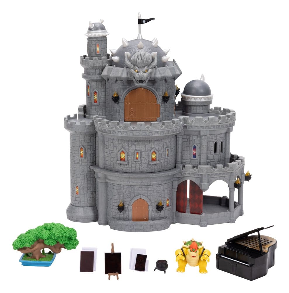 Super Mario Galaxy: la película Playset Deluxe con 1 Minifigura Castillo de Bowser