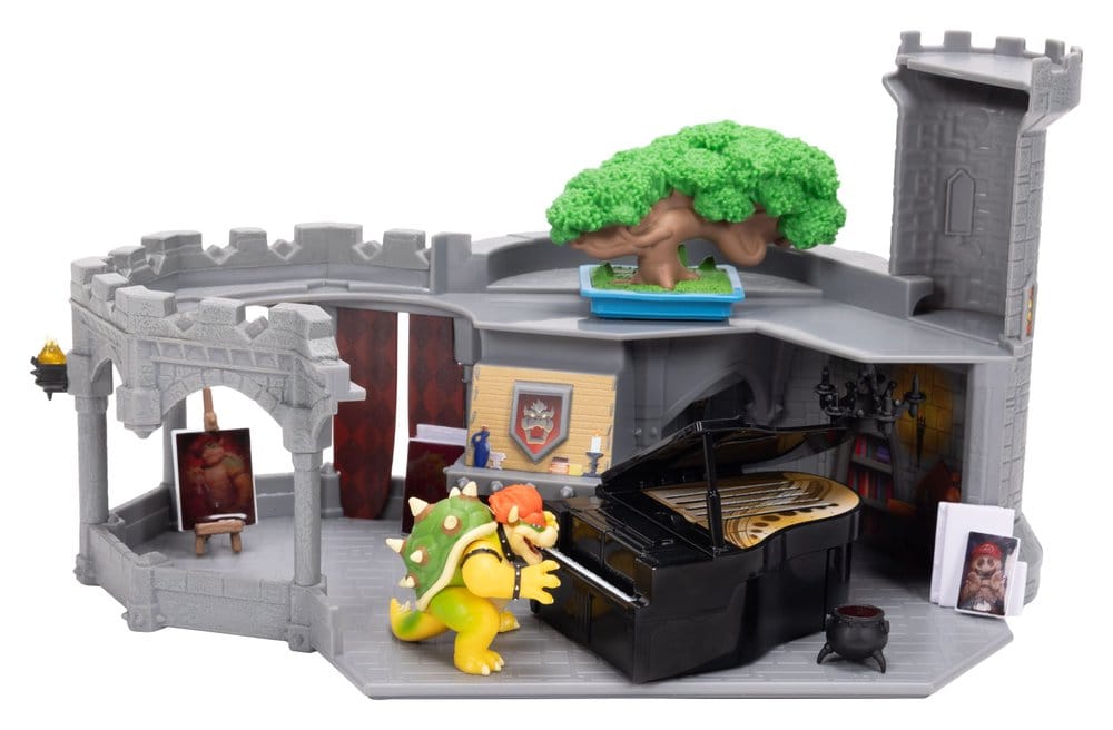 Super Mario Galaxy: la película Playset Deluxe con 1 Minifigura Castillo de Bowser