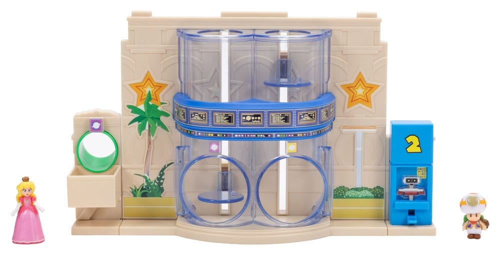 Super Mario Galaxy: la película Diorama con 2 Minifiguras Galaxia Puerta Celestia
