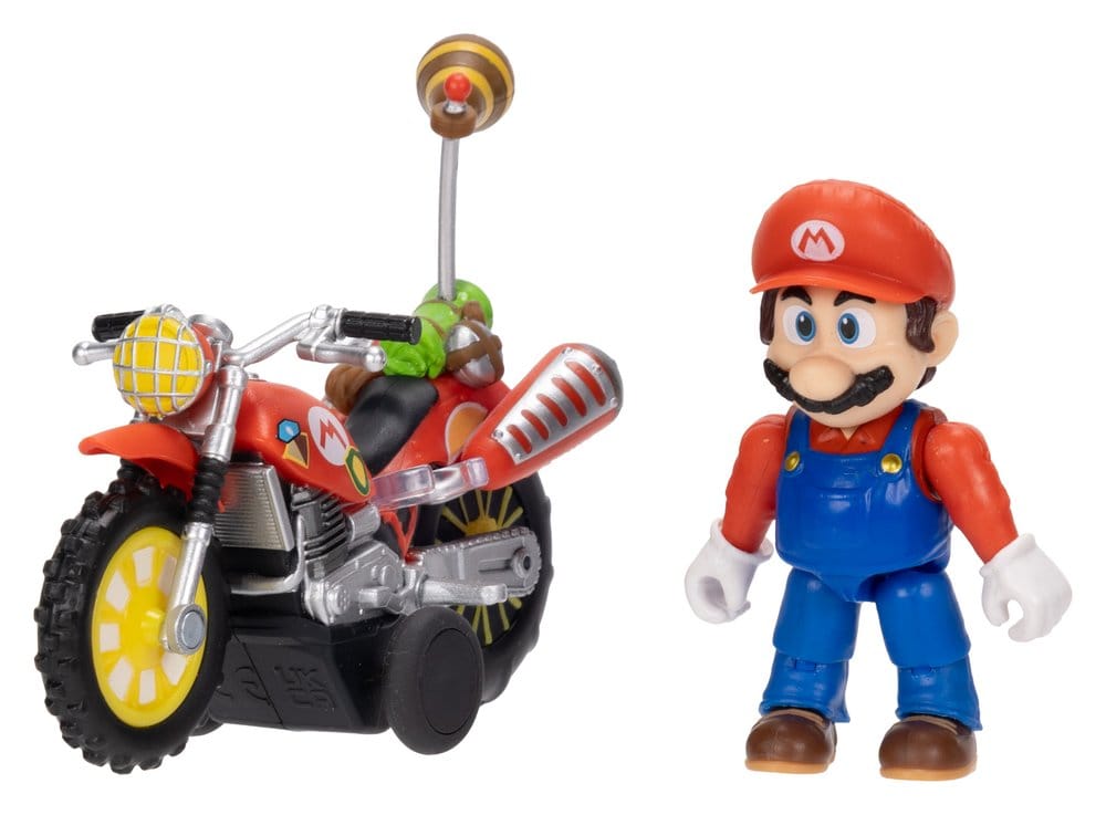 Figura + vehiculo Super Mario Galaxy Movie Super Mario Bros