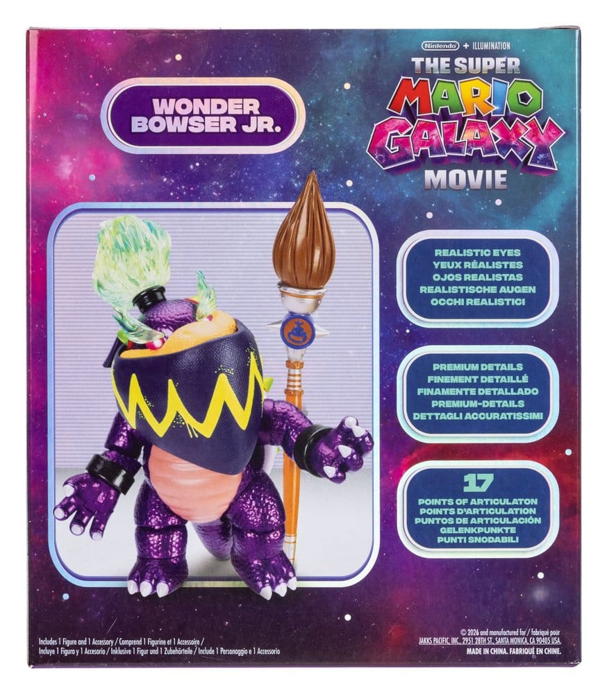 Super Mario Galaxy: la película Figura Wonder Bowser Jr. 13 cm