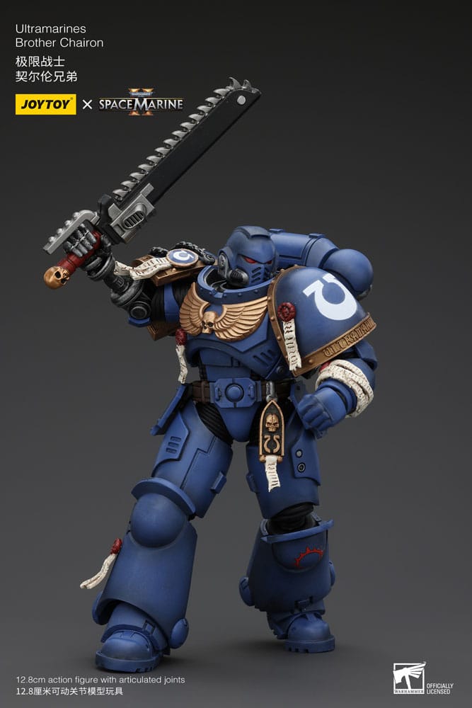 Warhammer 40k Figura 1/18 Uitramarines Brother Chairon 13 cm