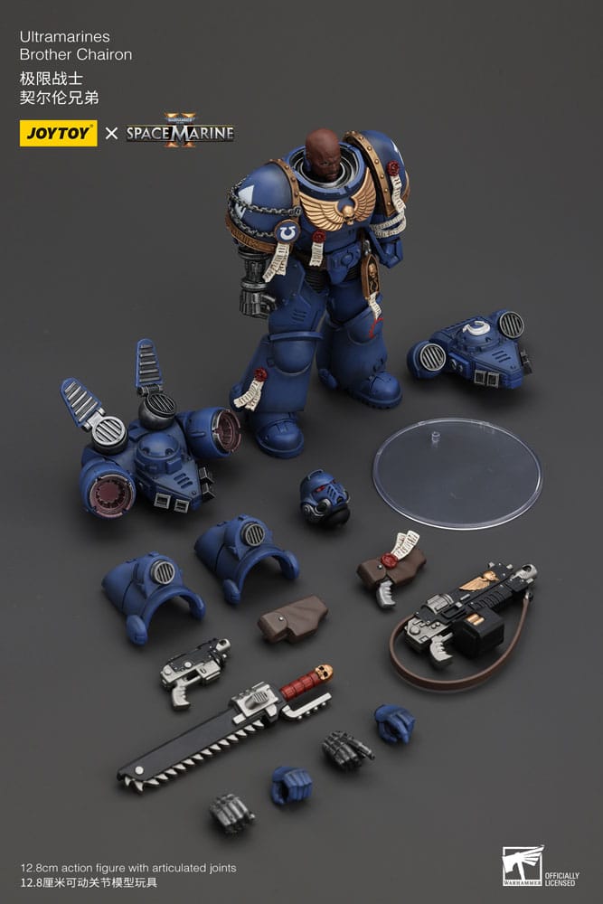 Warhammer 40k Figura 1/18 Uitramarines Brother Chairon 13 cm