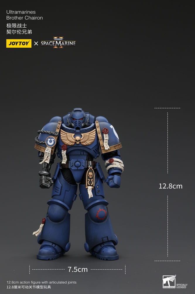 Warhammer 40k Figura 1/18 Uitramarines Brother Chairon 13 cm
