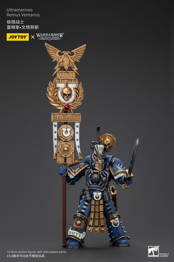 Warhammer The Horus Heresy Figura 1/18 Ultramarines Remus Ventanus 14 cm