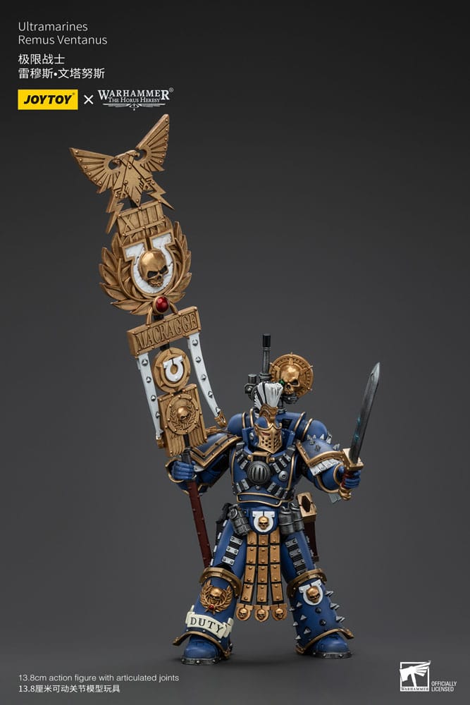 Warhammer The Horus Heresy Figura 1/18 Ultramarines Remus Ventanus 14 cm