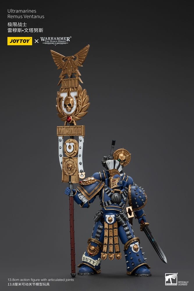 Warhammer The Horus Heresy Figura 1/18 Ultramarines Remus Ventanus 14 cm
