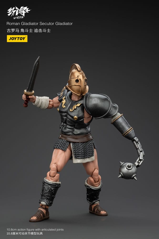 Strife Figura 1/18 Roman Gladiator Secutor Gladiator 11 cm