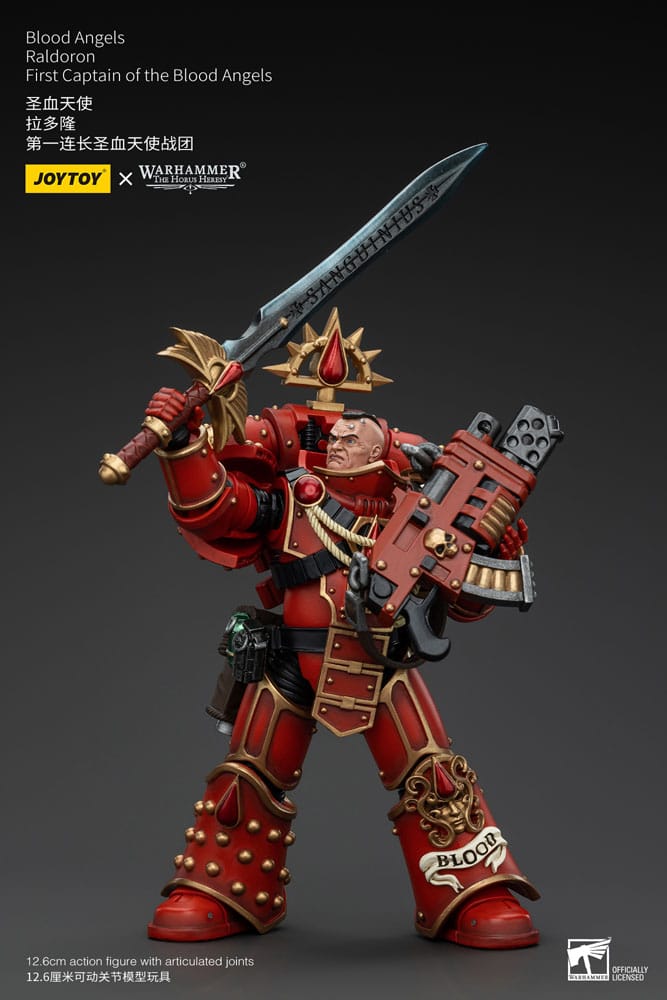 Warhammer The Horus Heresy Figura 1/18 Blood Angels Raldoron First Captain of the Blood Angels 13 cm