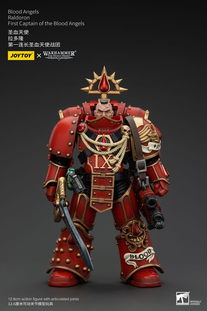 Warhammer The Horus Heresy Figura 1/18 Blood Angels Raldoron First Captain of the Blood Angels 13 cm