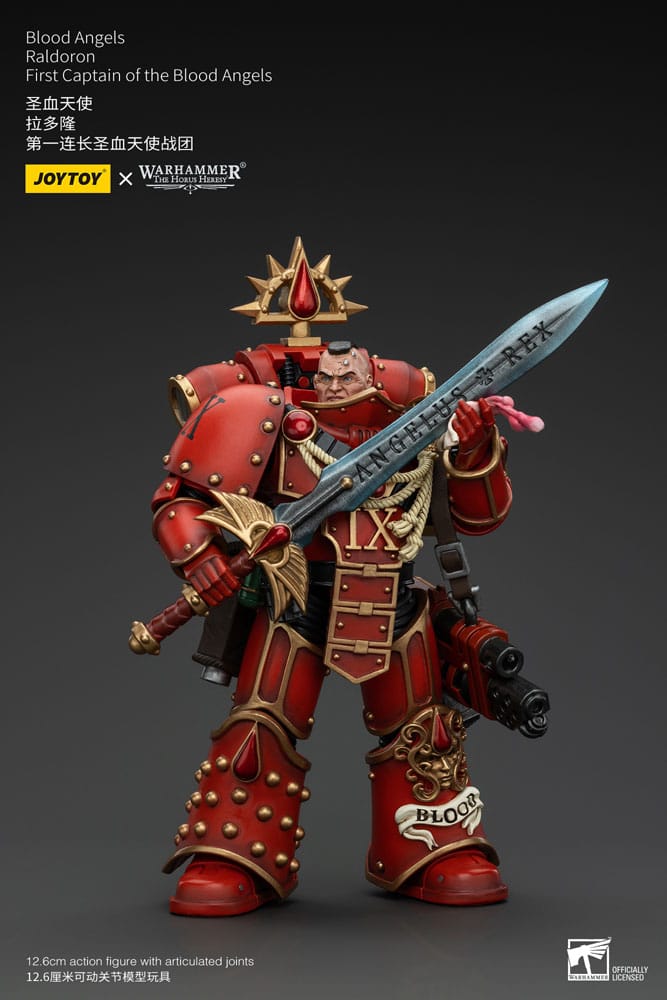 Warhammer The Horus Heresy Figura 1/18 Blood Angels Raldoron First Captain of the Blood Angels 13 cm