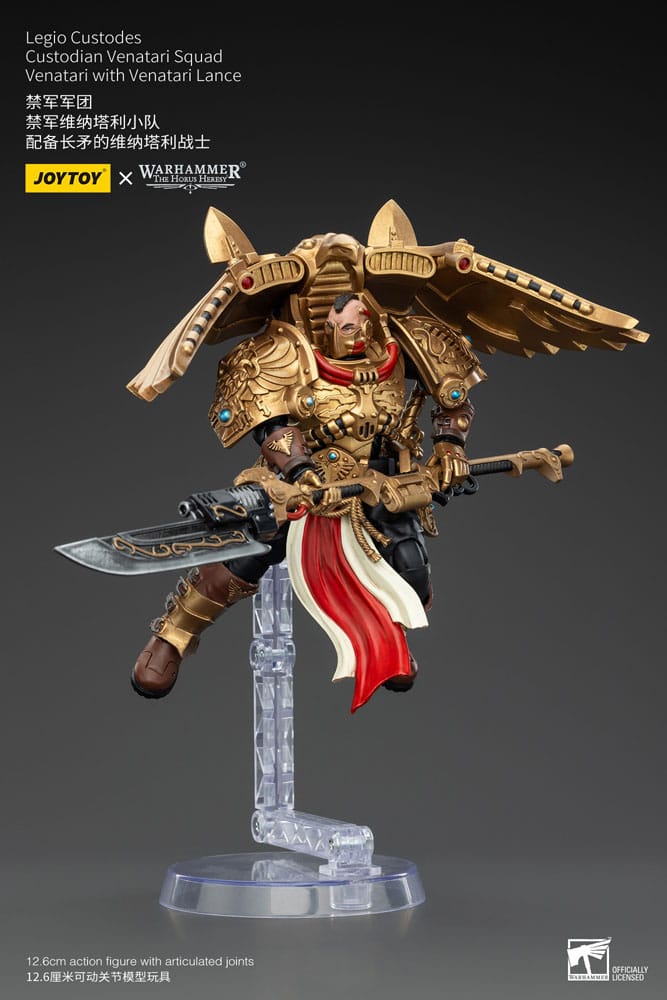 Warhammer The Horus Heresy Figura 1/18 Legio Custodes Custodian Venatari Squad Venatari with Venatari Lance 13 cm