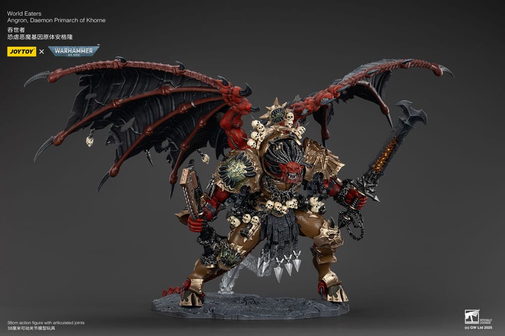 Warhammer 40k Figura World Eaters Angron Daemon Primarch of Khorne 48 cm Frikytopia