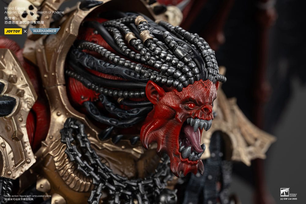 Warhammer 40k Figura World Eaters Angron Daemon Primarch of Khorne 48 cm