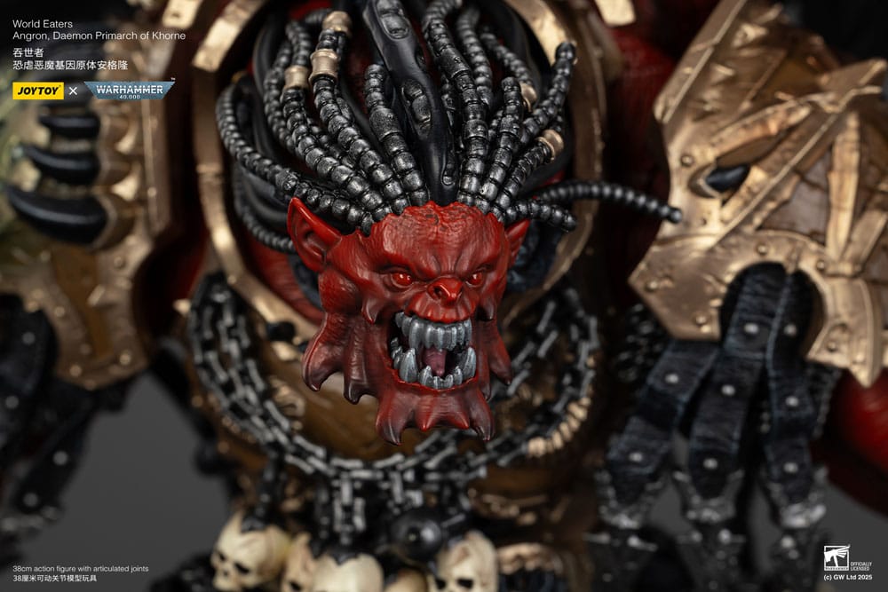 Warhammer 40k Figura World Eaters Angron Daemon Primarch of Khorne 48 cm