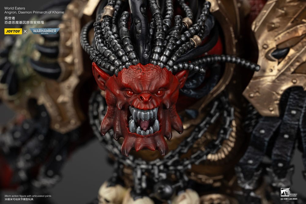 Warhammer 40k Figura World Eaters Angron Daemon Primarch of Khorne 48 cm