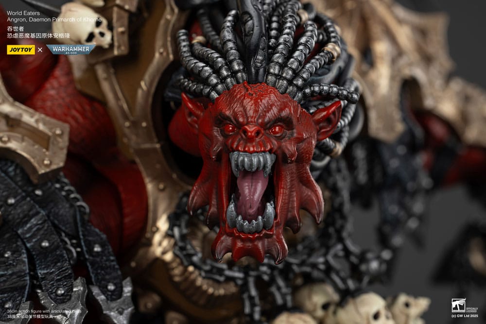 Warhammer 40k Figura World Eaters Angron Daemon Primarch of Khorne 48 cm