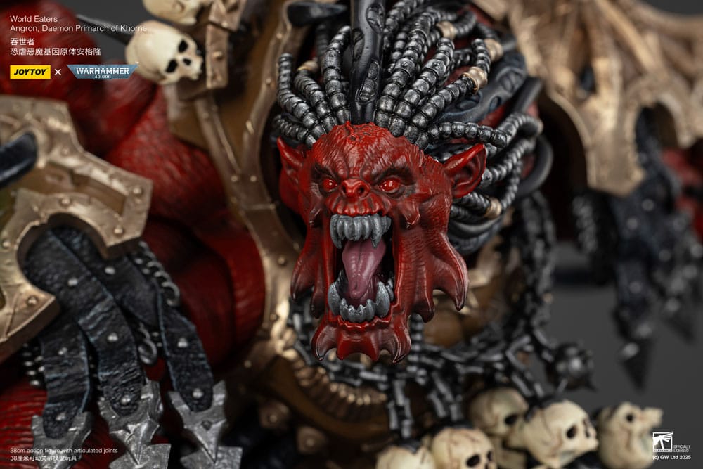 Warhammer 40k Figura World Eaters Angron Daemon Primarch of Khorne 48 cm