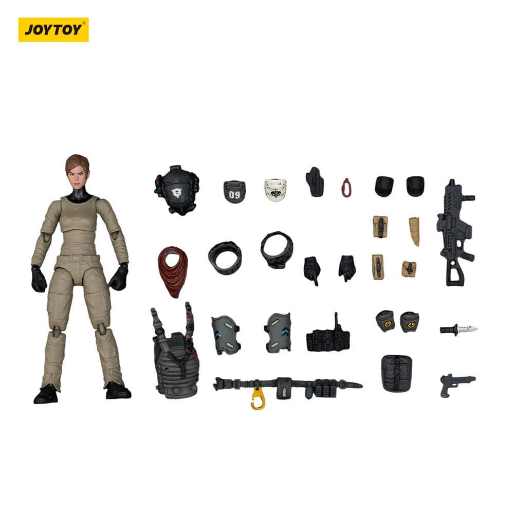 APOC Series Dark Source Figura Stellar Scar Assault Team Gravelgold 11 cm