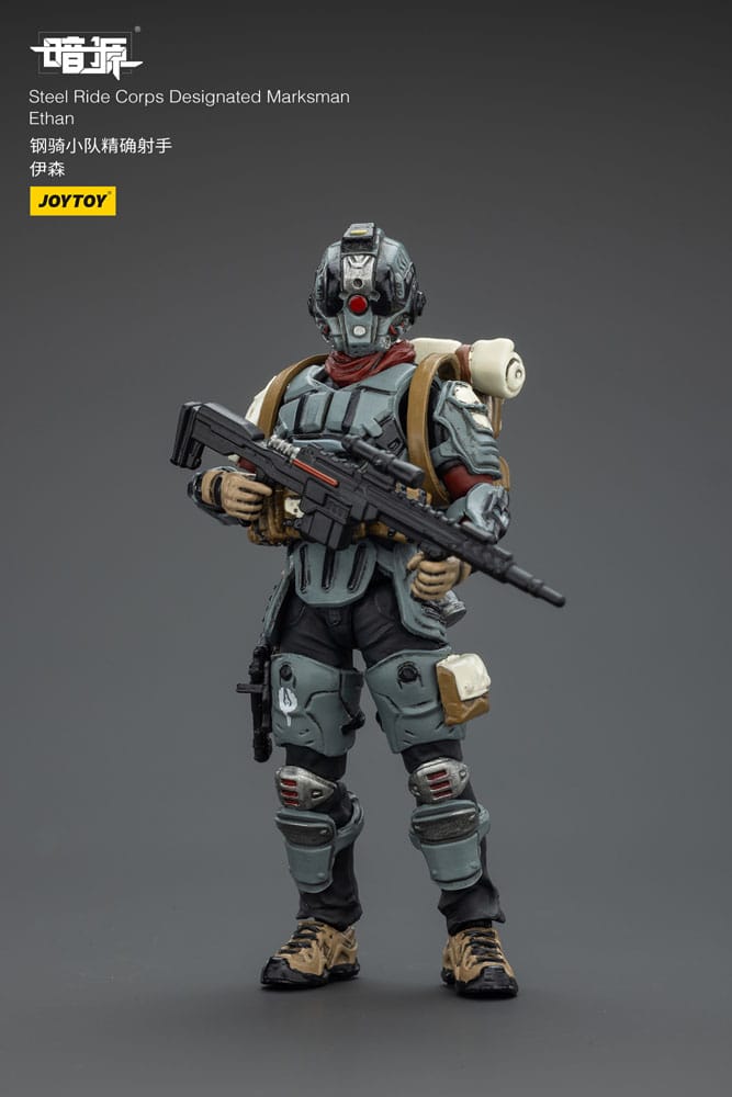 Steel Ride Corps Dark Source Figura Designated Marksman Ethan 7 cm