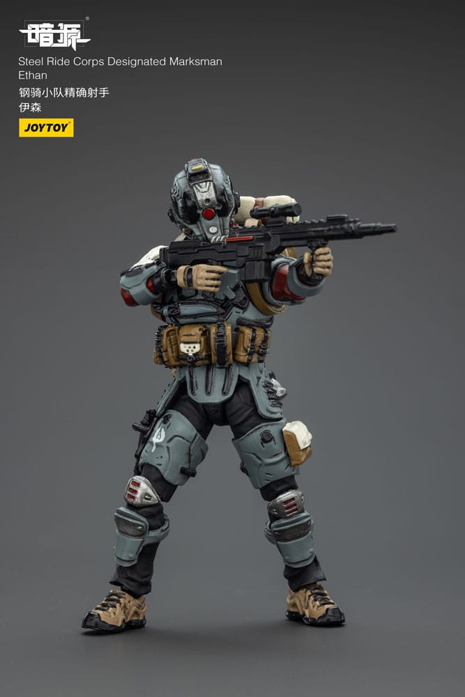 Steel Ride Corps Dark Source Figura Designated Marksman Ethan 7 cm