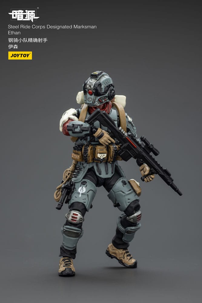 Steel Ride Corps Dark Source Figura Designated Marksman Ethan 7 cm