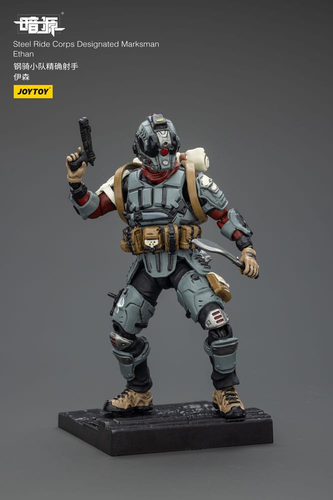 Steel Ride Corps Dark Source Figura Designated Marksman Ethan 7 cm