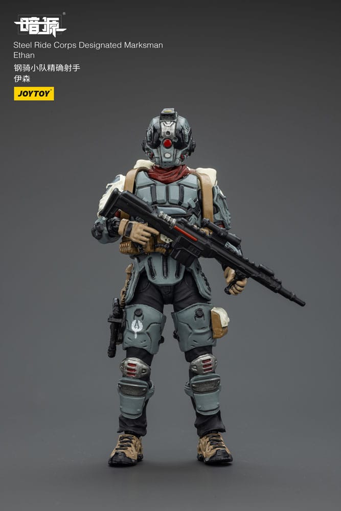 Steel Ride Corps Dark Source Figura Designated Marksman Ethan 7 cm