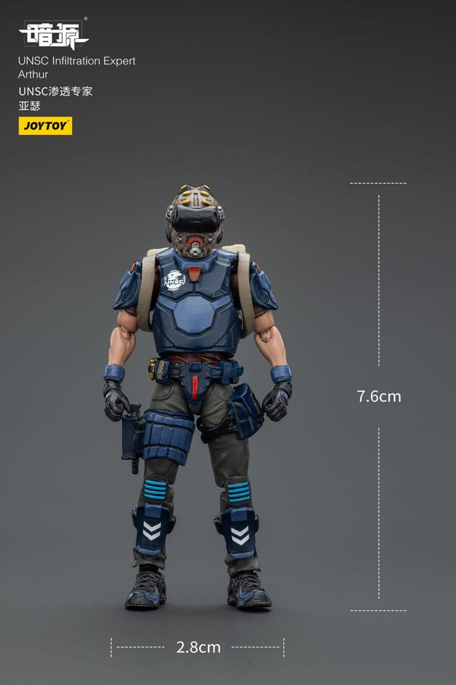 UNSC Dark Source Figura Infiltration Expert Arthur 7 cm