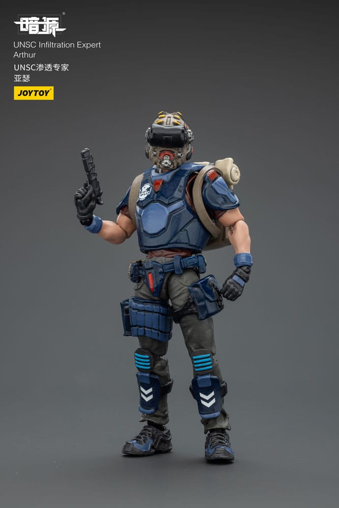 UNSC Dark Source Figura Infiltration Expert Arthur 7 cm