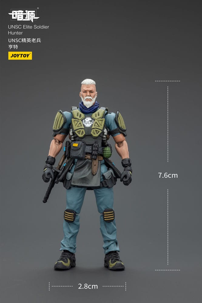 UNSC Dark Source Figura Elite Soldier Hunter 7 cm