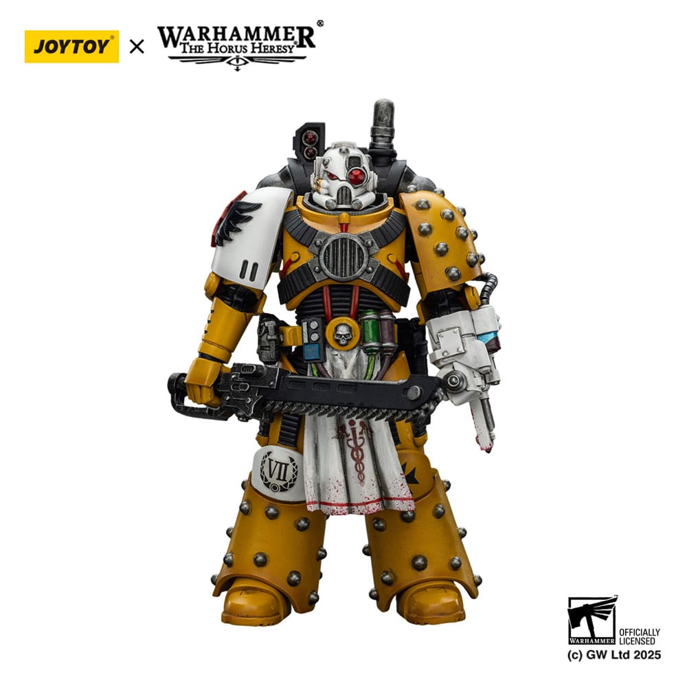 Warhammer 40,000: imperial Fists Figura Legion Apothecary 12 cm Frikytopia
