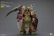 Warhammer 40k Figura 1/18 Death Guard Deathshroud Terminator 2 with Manreaper and Plaguespurter Gauntlet 14 cm