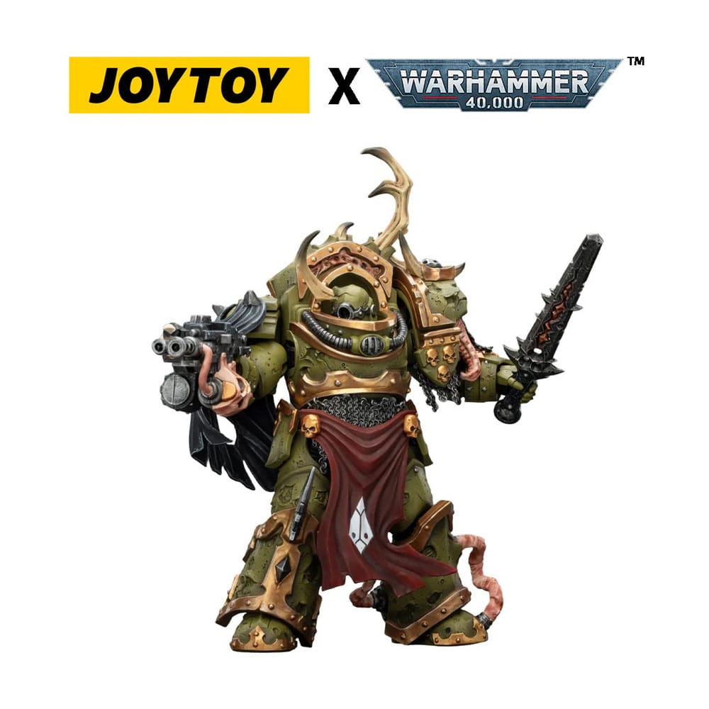 Warhammer 40,000 Figura Death Guard Blightlord Terminator 3 with Combi-bolter and Bubotic Blade 14 cm
