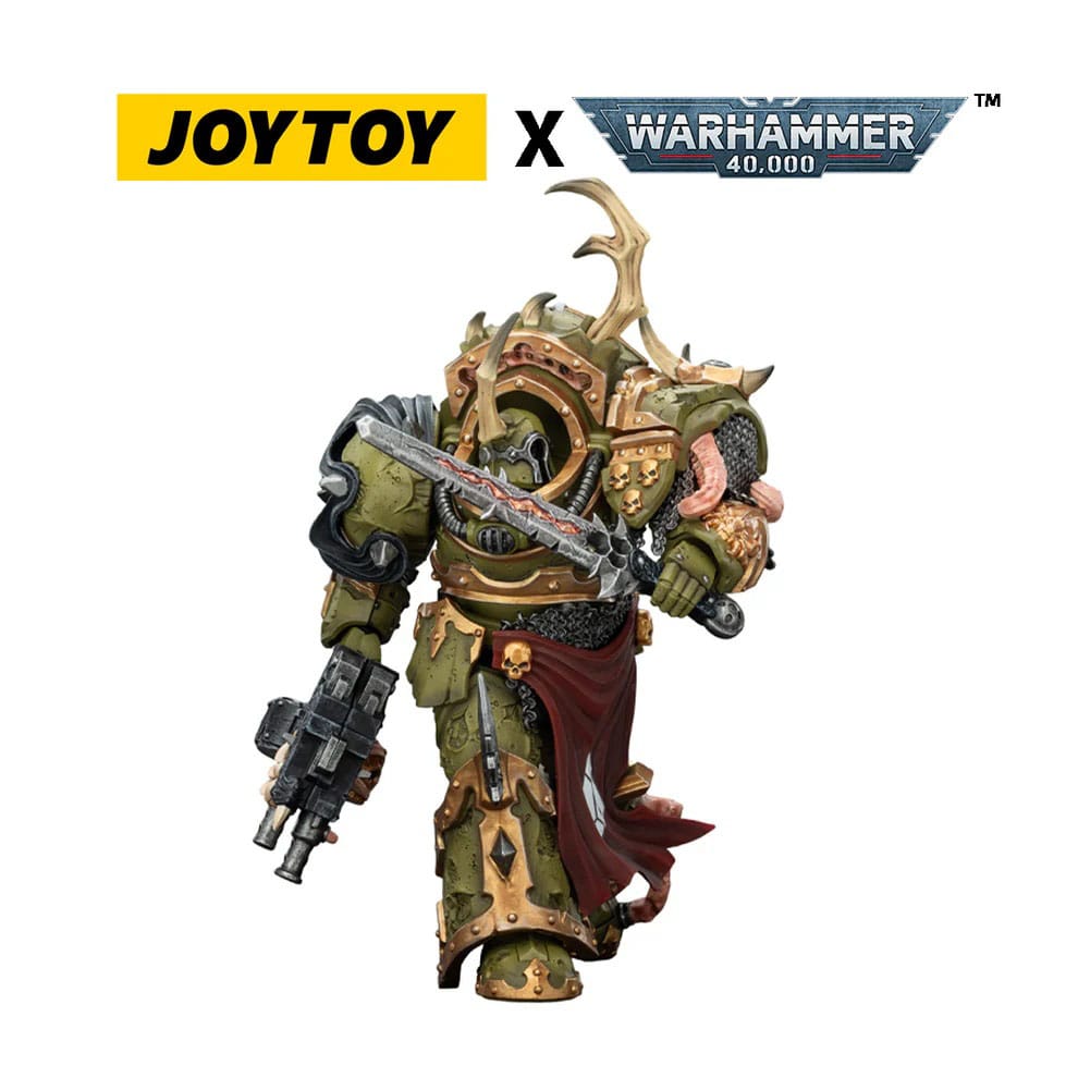 Warhammer 40,000 Figura Death Guard Blightlord Terminator 3 with Combi-bolter and Bubotic Blade 14 cm